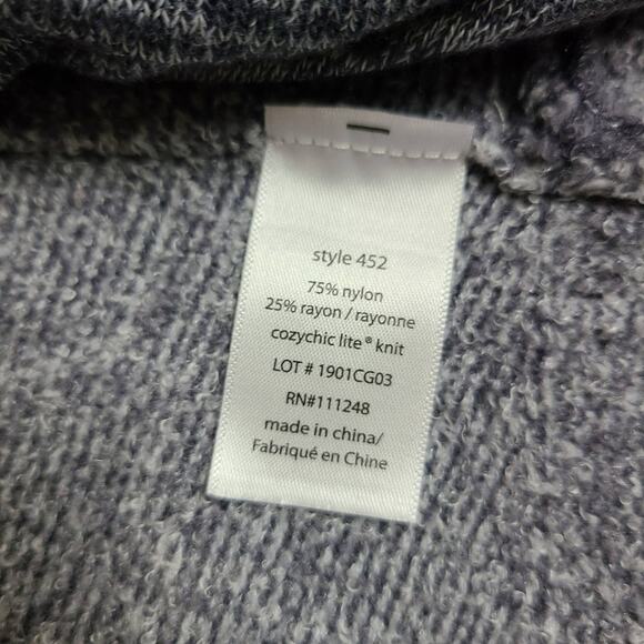 Barefoot Dreams Women Cozy Chic Open Front Long Sleeves Circle Cardigan XS/S - Picture 6 of 14